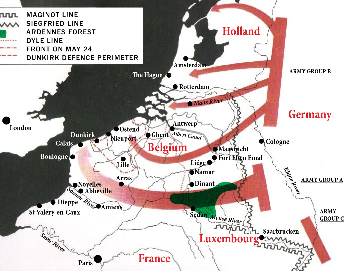 Dunkirk Map 300DPI